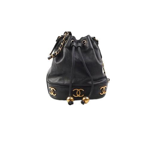 Chanel Bucket Bag Caviar Black - photo 1