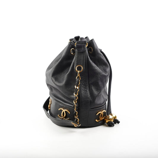 Chanel Bucket Bag Caviar Black - photo 2
