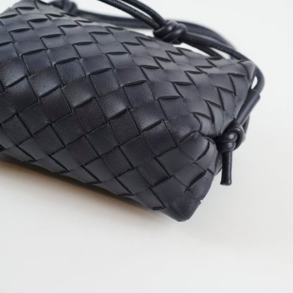 Bottega Veneta Mini Loop Navy Intrecciato leather - photo 10
