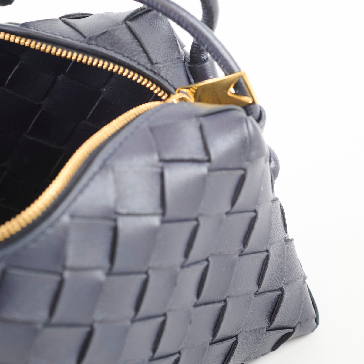 Bottega Veneta Mini Loop Navy Intrecciato leather - photo 7