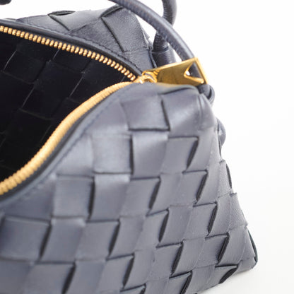 Bottega Veneta Mini Loop Navy Intrecciato leather - photo 7