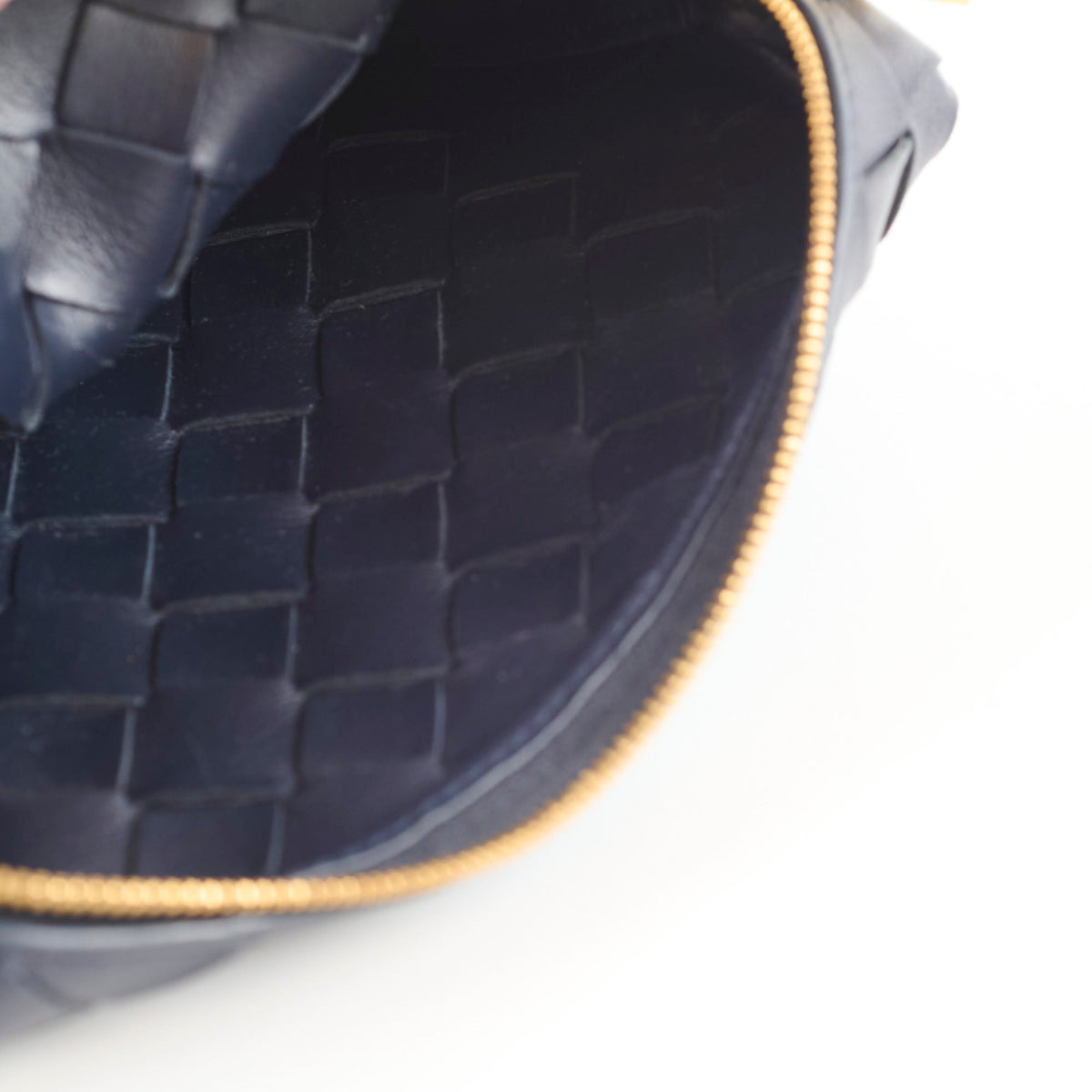 Bottega Veneta Mini Loop Navy Intrecciato leather - photo 8