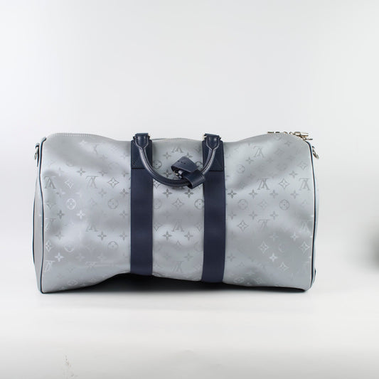Louis Vuitton Satellite Keepall 50 Bandouliere Silver - photo 2