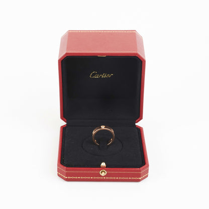 Cartier Love Ring Rose Gold 3 Diamond (Size 59) - photo 2