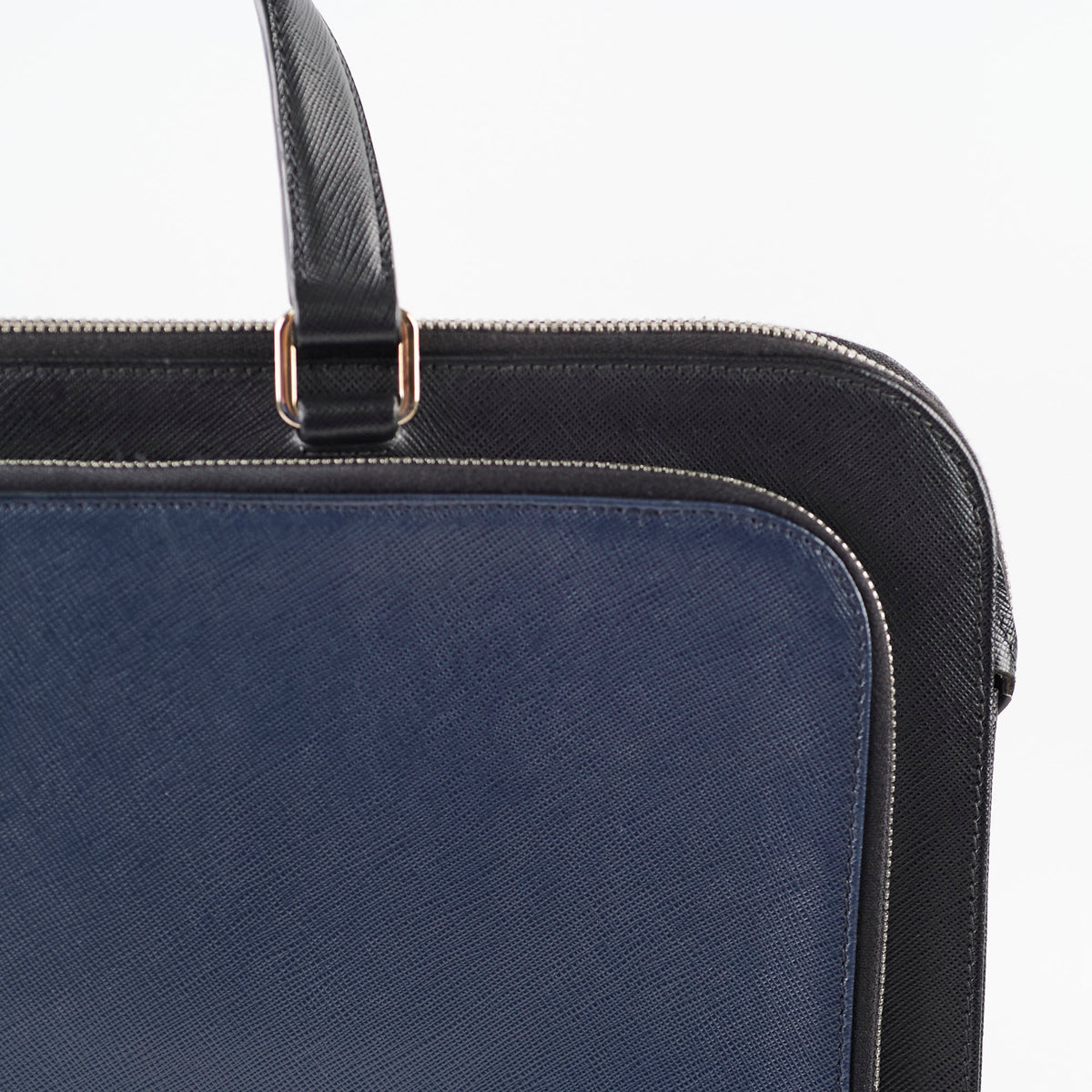 Prada Saffiano Leather Briefcase Crossbody Black - photo 4