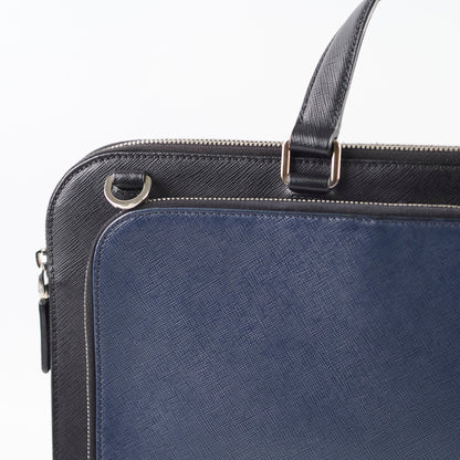 Prada Saffiano Leather Briefcase Crossbody Black - photo 5