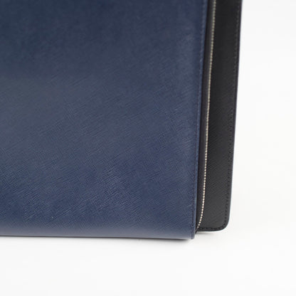 Prada Saffiano Leather Briefcase Crossbody Black - photo 7