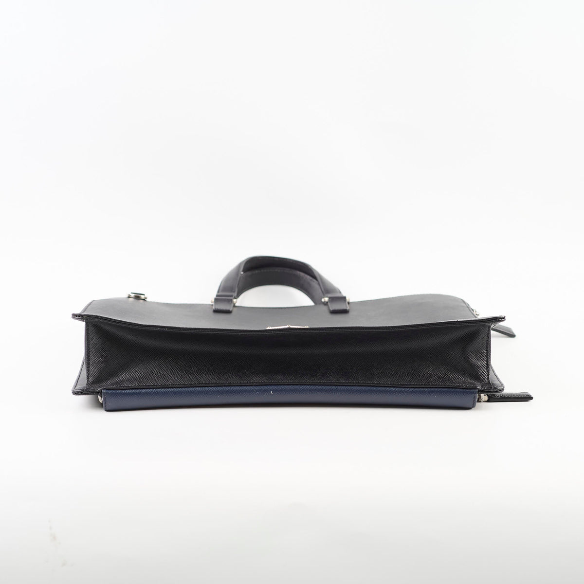 Prada Saffiano Leather Briefcase Crossbody Black - photo 3