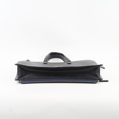 Prada Saffiano Leather Briefcase Crossbody Black - photo 3