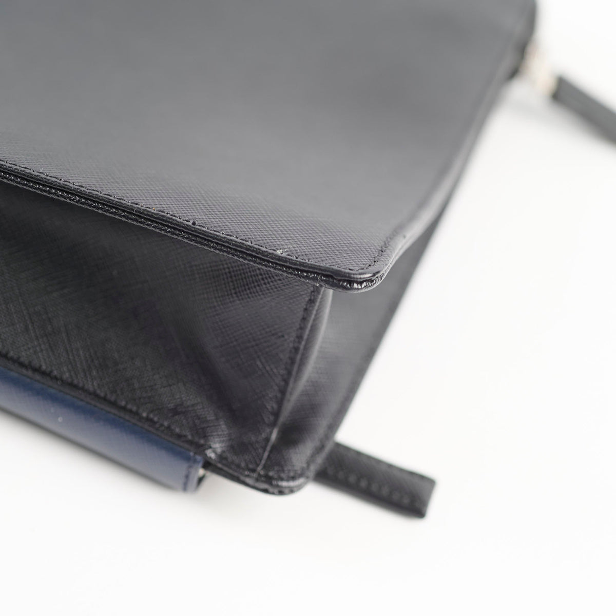 Prada Saffiano Leather Briefcase Crossbody Black - photo 15