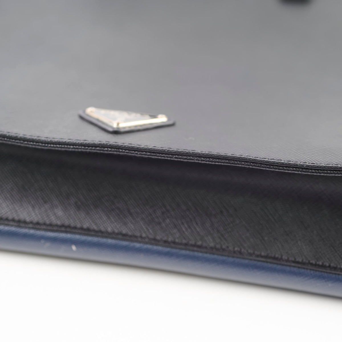 Prada Saffiano Leather Briefcase Crossbody Black - photo 14