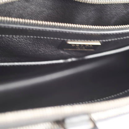 Prada Saffiano Leather Briefcase Crossbody Black - photo 12