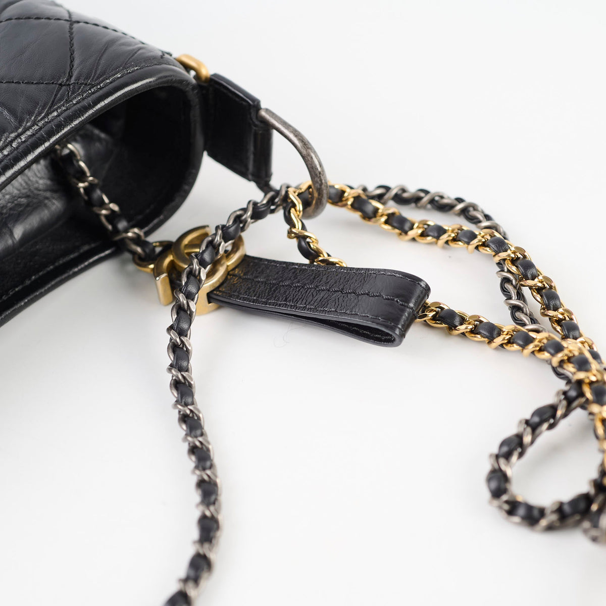Chanel Gabriel Medium Calfskin Black - photo 8