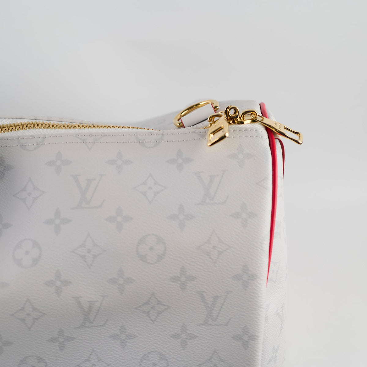 Louis Vuitton x NBA Virgil Abloh Antartica Keepall 55 Bandouliere Monogram Light Grey - photo 5
