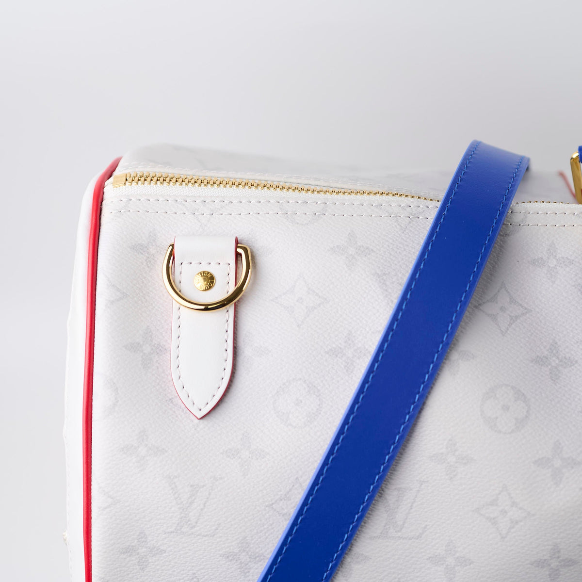 Louis Vuitton x NBA Virgil Abloh Antartica Keepall 55 Bandouliere Monogram Light Grey - photo 6