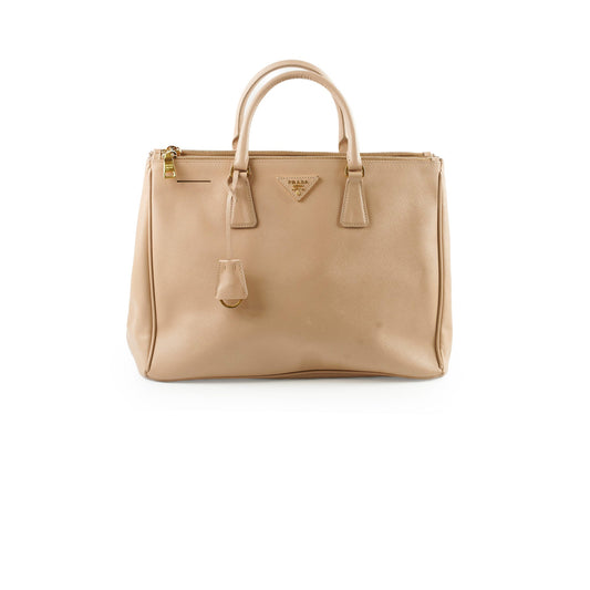 Prada Large Galleria Saffiano Beige Bag - photo 1