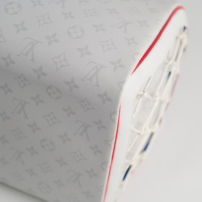 Louis Vuitton x NBA Virgil Abloh Antartica Keepall 55 Bandouliere Monogram Light Grey - photo 12