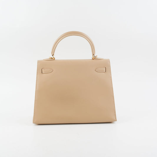 Hermes Kelly 25 Beige Chaminox - [G] Stamp - photo 2