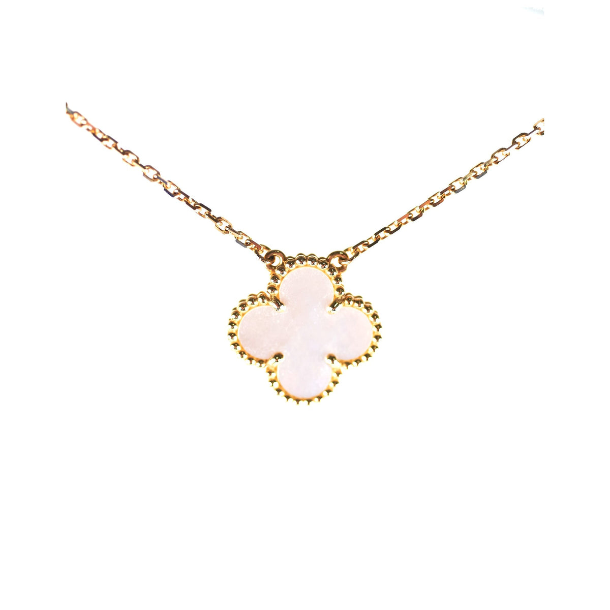 Van Cleef and Arpels Mother of Pearl MOP Necklace - photo 8