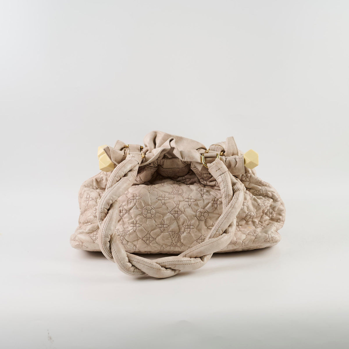 Louis Vuitton PM Monogram Olympe Lambskin Shoulder Pink Beige - photo 2