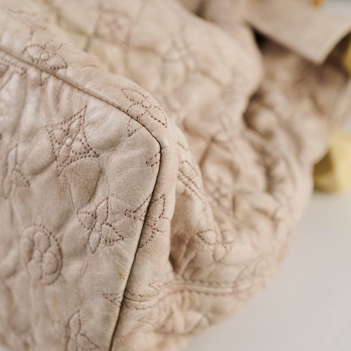 Louis Vuitton PM Monogram Olympe Lambskin Shoulder Pink Beige - photo 12