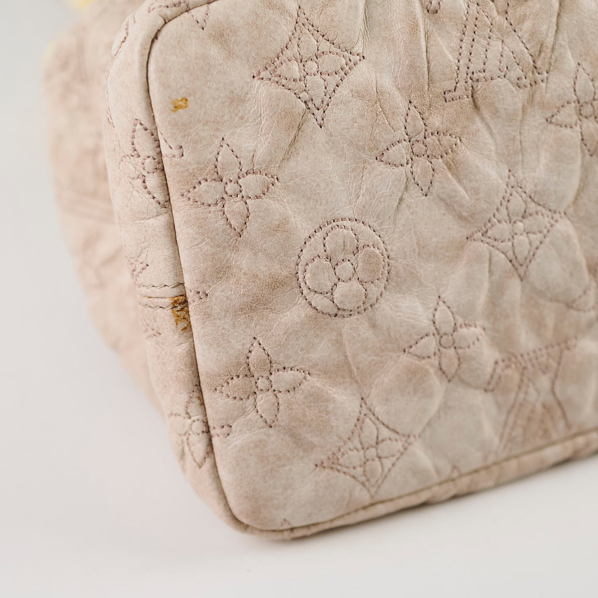 Louis Vuitton PM Monogram Olympe Lambskin Shoulder Pink Beige - photo 16