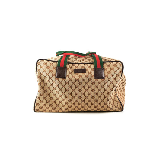 Gucci Monogram Canvas Duffle Bag - photo 1