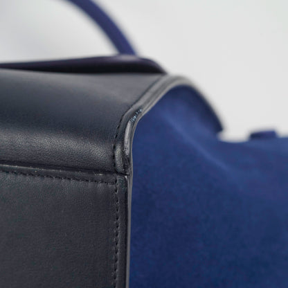 Celine Small Trapeze Blue/Black - photo 11