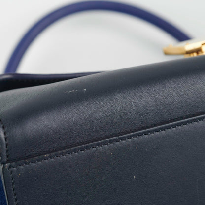Celine Small Trapeze Blue/Black - photo 10