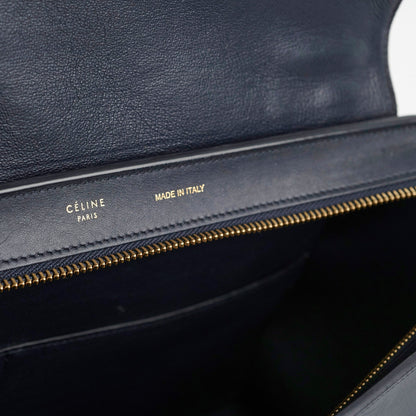 Celine Small Trapeze Blue/Black - photo 7