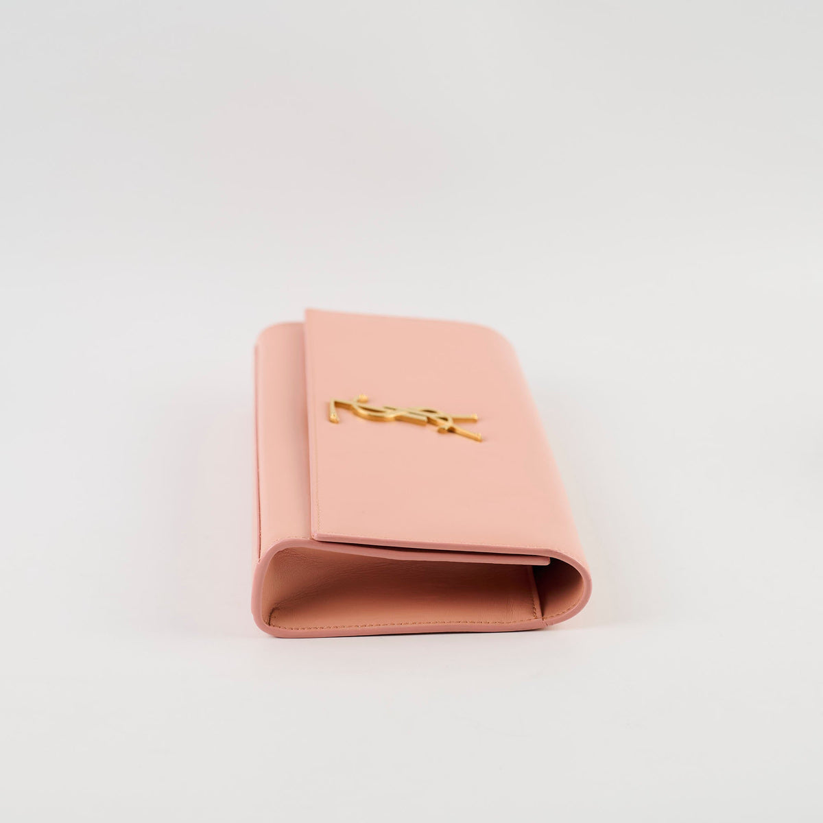 Saint Laurent Cassandre Clutch in Pale Pink Smooth Leather - photo 3