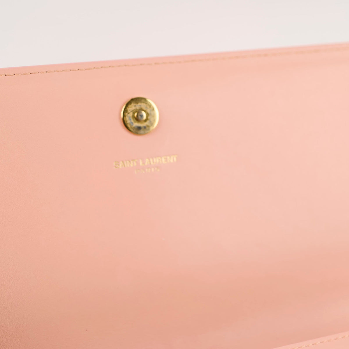 Saint Laurent Cassandre Clutch in Pale Pink Smooth Leather - photo 9