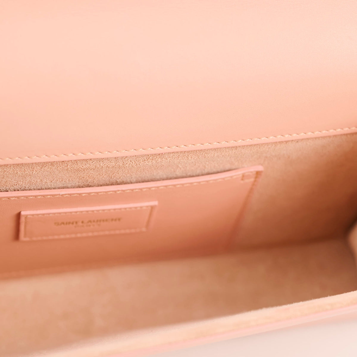 Saint Laurent Cassandre Clutch in Pale Pink Smooth Leather - photo 12