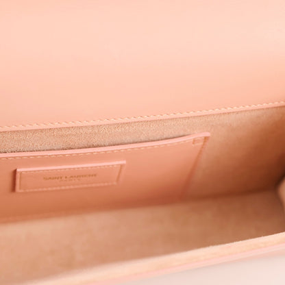 Saint Laurent Cassandre Clutch in Pale Pink Smooth Leather - photo 12