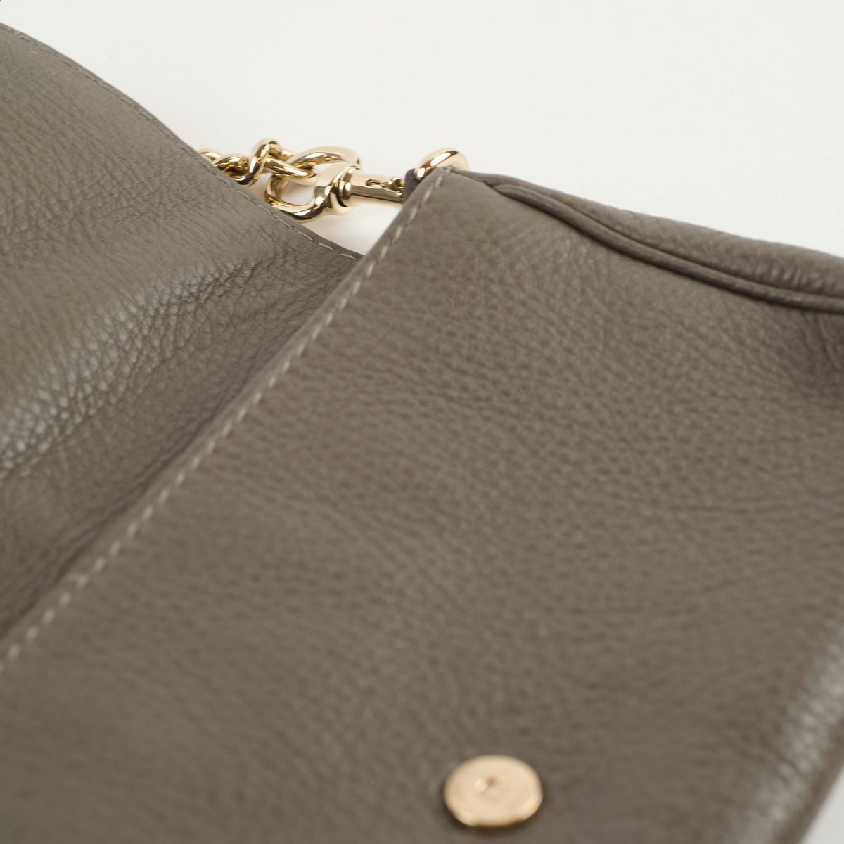 Gucci Vintage Greenwich Python/Leather Clutch Grey - photo 6