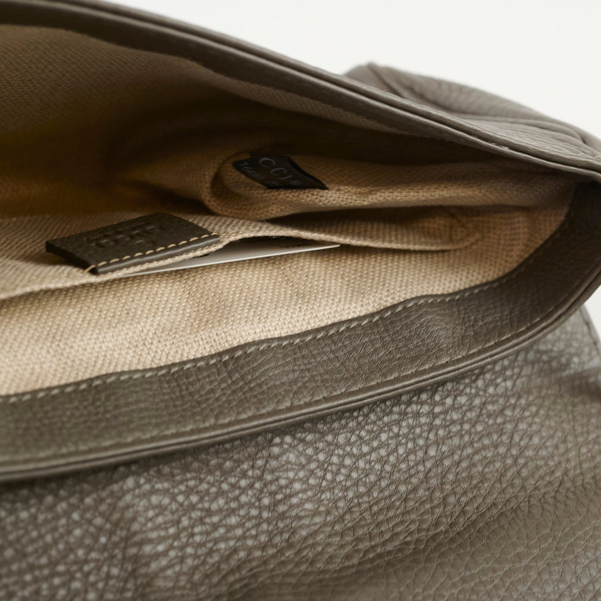 Gucci Vintage Greenwich Python/Leather Clutch Grey - photo 8
