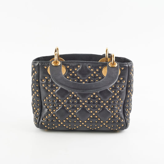 Lady Dior Studded Black Mini - photo 2