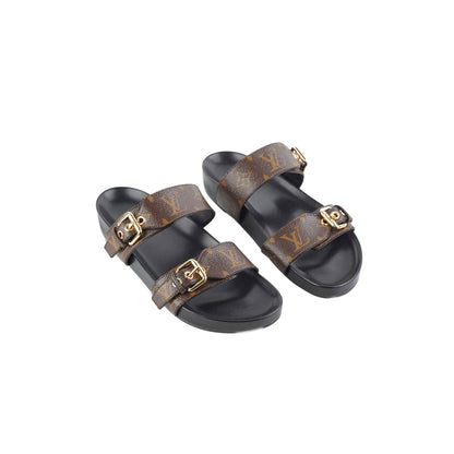 Louis Vuitton Bom Dia Comfort Flat Mules Monogram Size 39 - photo 1