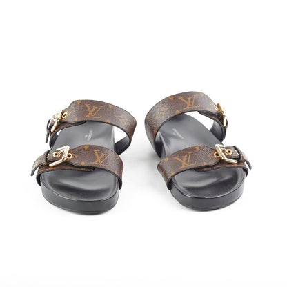 Louis Vuitton Bom Dia Comfort Flat Mules Monogram Size 39 - photo 2
