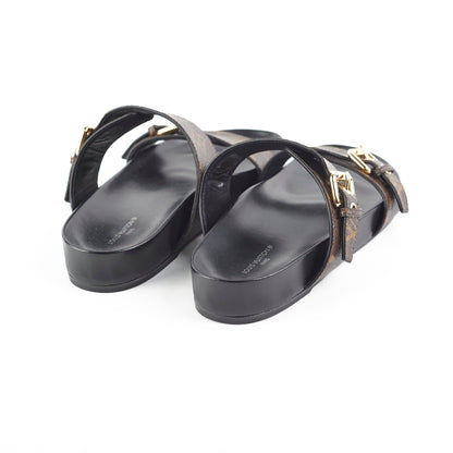 Louis Vuitton Bom Dia Comfort Flat Mules Monogram Size 39 - photo 3