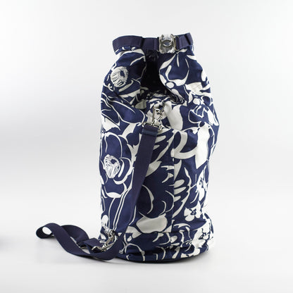Chanel Coco Beach Backpack Blue/White 31 Series - photo 3