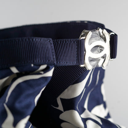 Chanel Coco Beach Backpack Blue/White 31 Series - photo 14