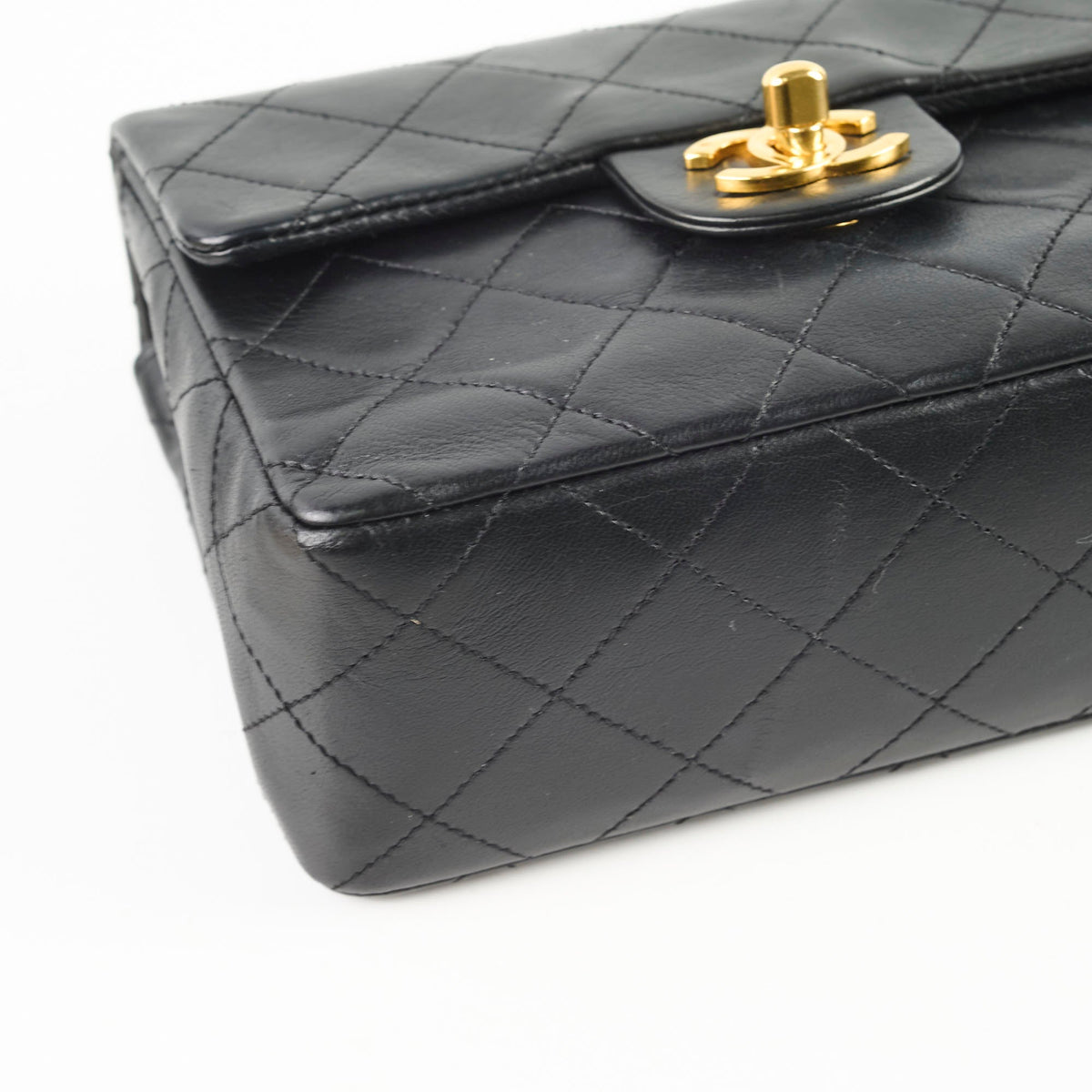 Chanel Vintage Mini Square Flap Black - Series 1 - photo 8