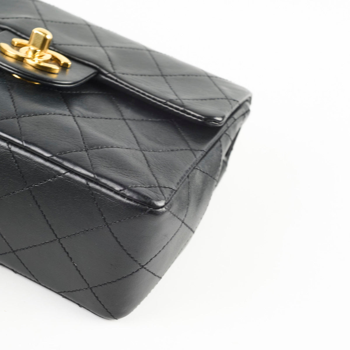 Chanel Vintage Mini Square Flap Black - Series 1 - photo 10