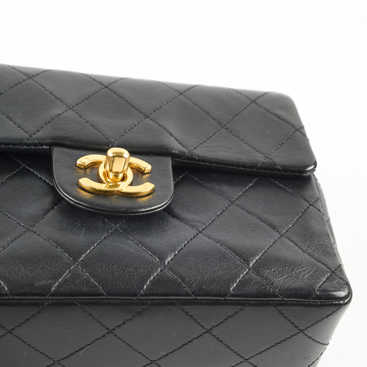 Chanel Vintage Mini Square Flap Black - Series 1 - photo 11