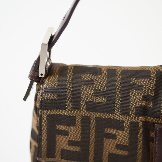 Fendi Baguette Zucca Canvas/Leather Shoulder - photo 2