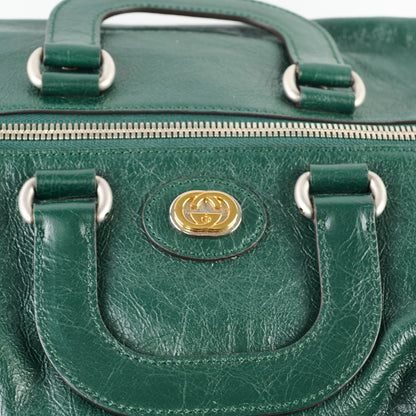 Gucci Green Grained Leather Bag - photo 5