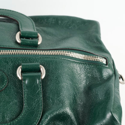 Gucci Green Grained Leather Bag - photo 8