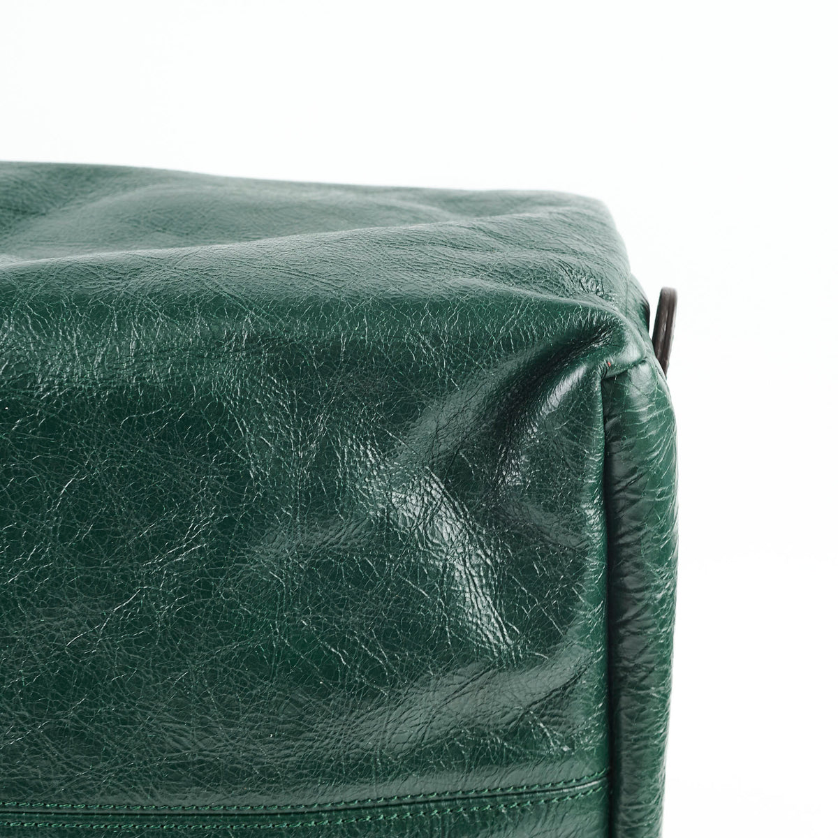 Gucci Green Grained Leather Bag - photo 21
