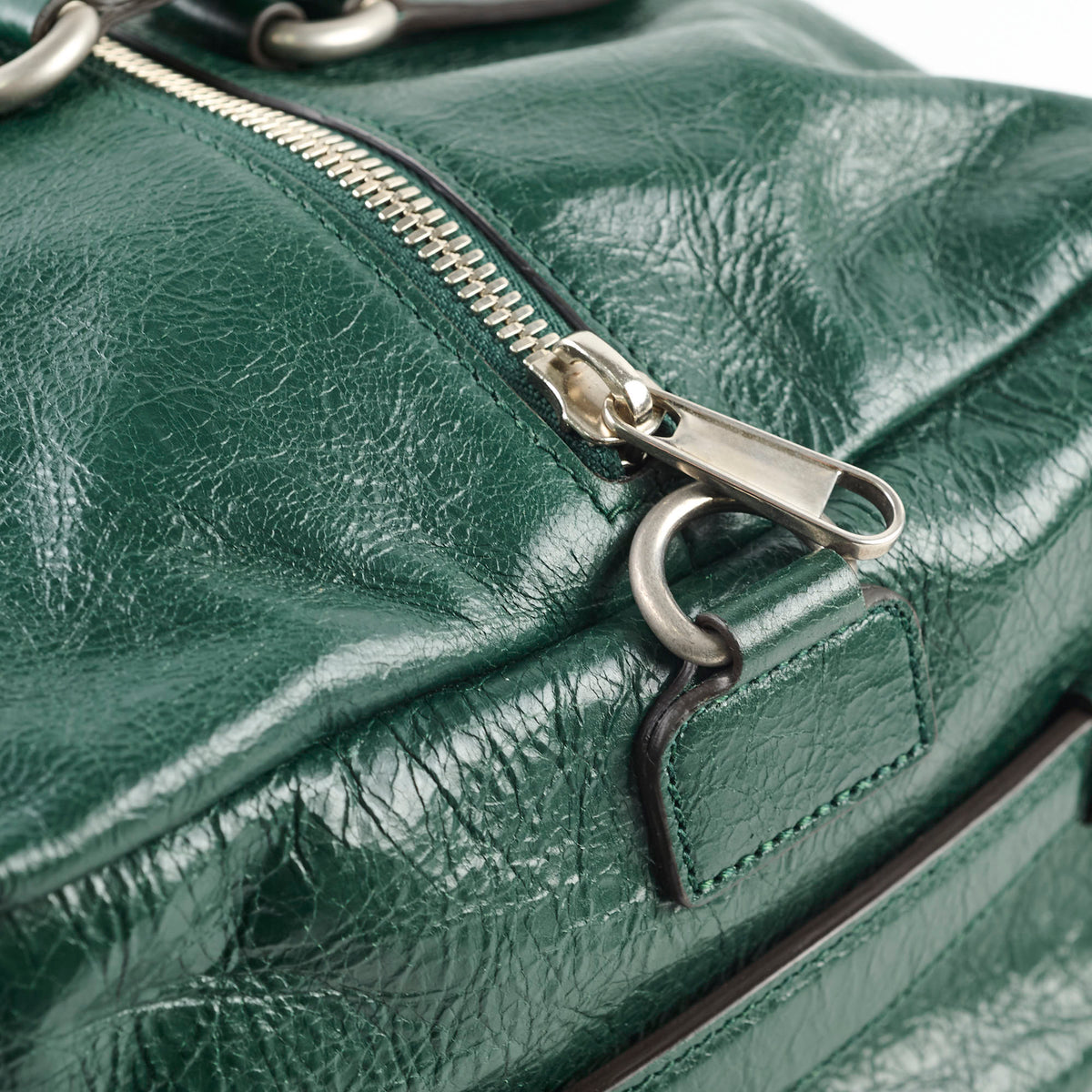 Gucci Green Grained Leather Bag - photo 13